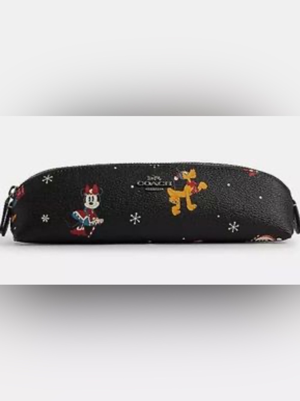 Coach X Disney Pencil Pouch with Minnie & Pluto Motifs